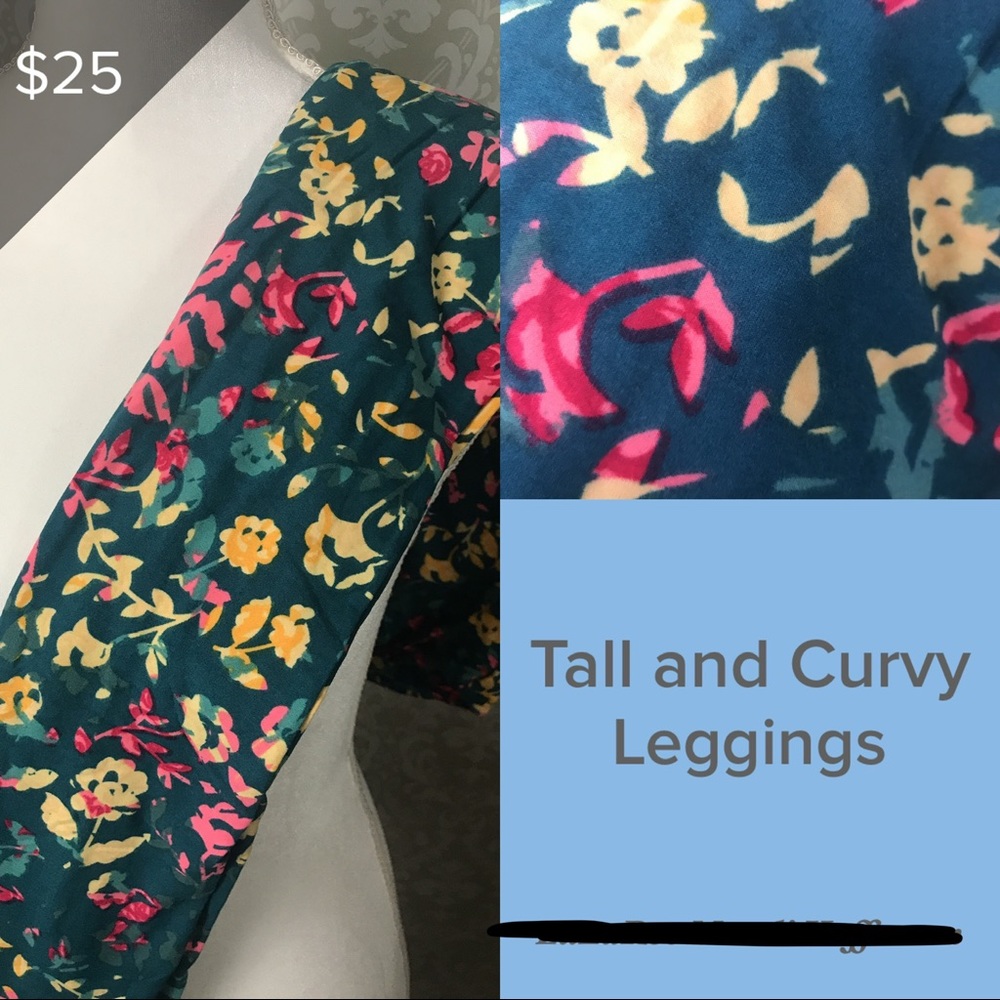 LuLaRoe Tall and Curvy Leggings. Brand New!!